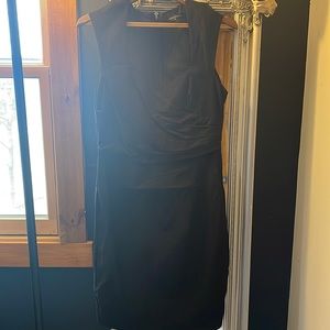 Fitted black dress with some stretch to it